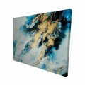 Fondo 16 x 20 in. Blue Marble-Print on Canvas FO2778568